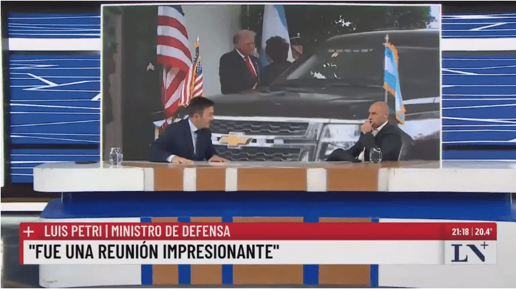 Luis Petri, candidato a diputado nacional en Mendoza, celebró la liberación de rehenes y destacó el acercamiento internacional tras la reunión&nbsp;Milei-Trump
